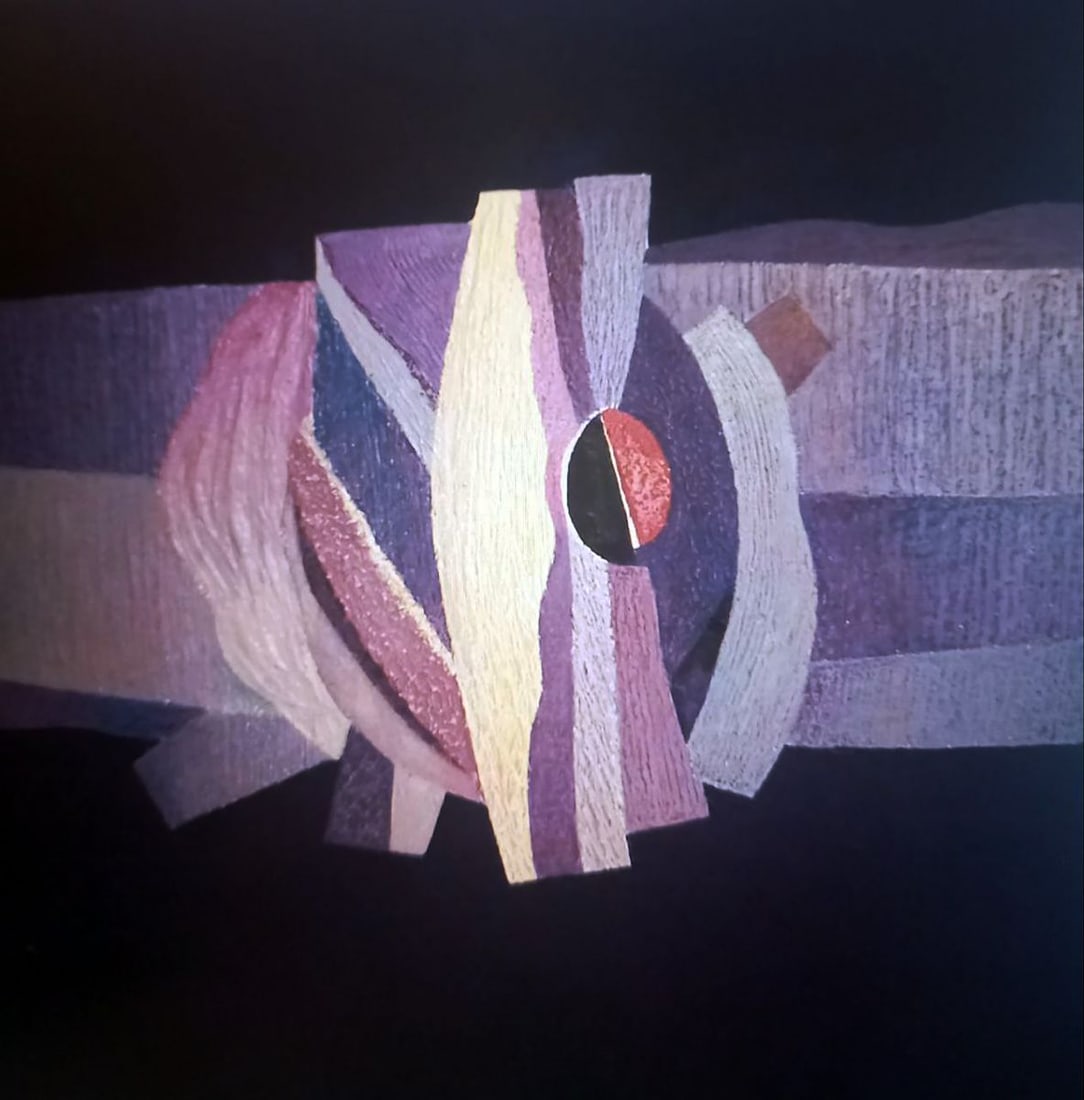 Oil painting Purple corals Alexander Strashevich: Title: Oil painting Purple corals Alexander Strashevich Description: 35STRASH Painter: Alexander Strashevich Size: 70x70 cm/27.55x27.55 inches Components: oil, canvasOriginal painting CONDITION: