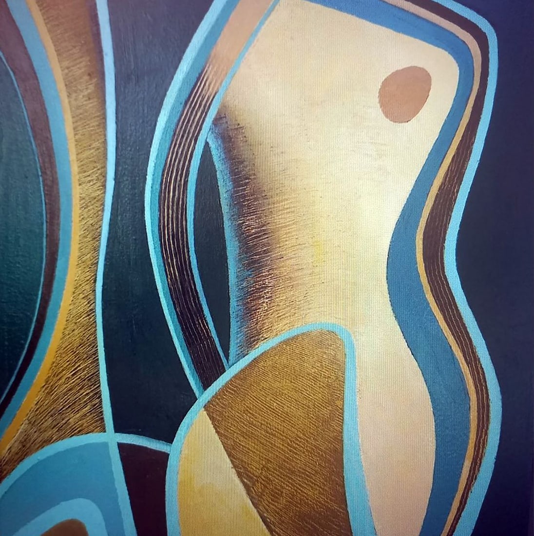 Oil painting Figure Alexander Strashevich: Title: Oil painting Figure Alexander Strashevich Description: 73STRASH Painter: Alexander Strashevich Size: 50x50 cm/19.68x19.68 inches Components: oil, cardboardOriginal painting CONDITION: excellent