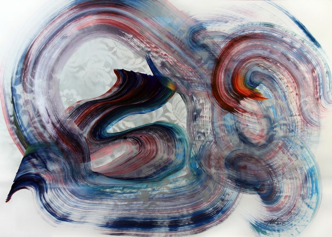 Acrylic painting Ripple Anatoliy Menkiv (1 of 9)