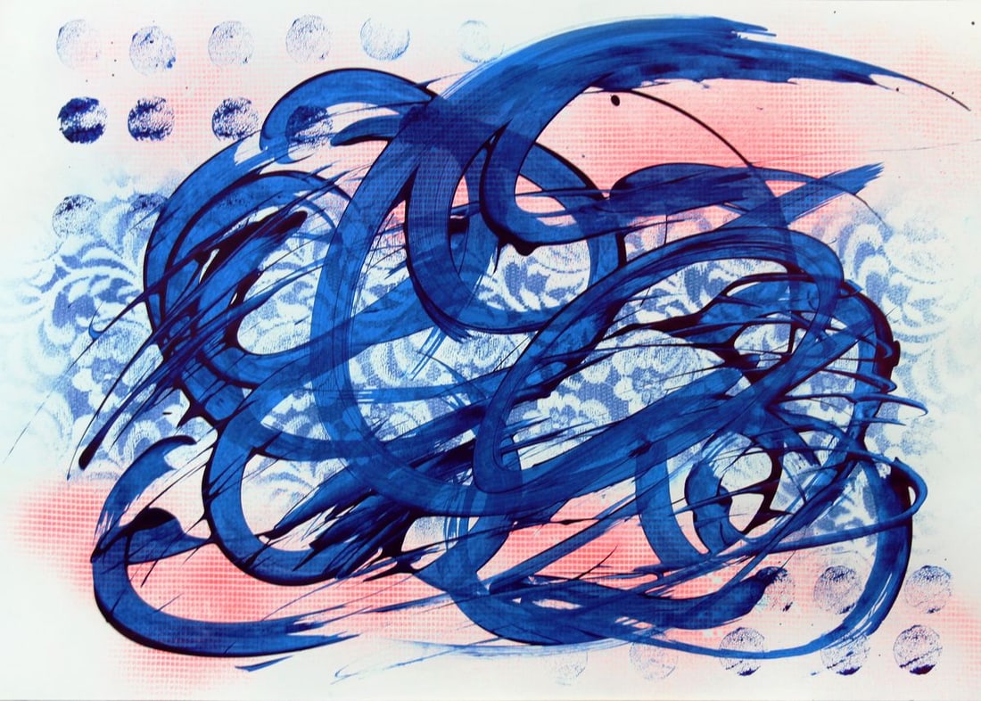 Acrylic painting Water element Anatoliy Menkiv (1 of 10)