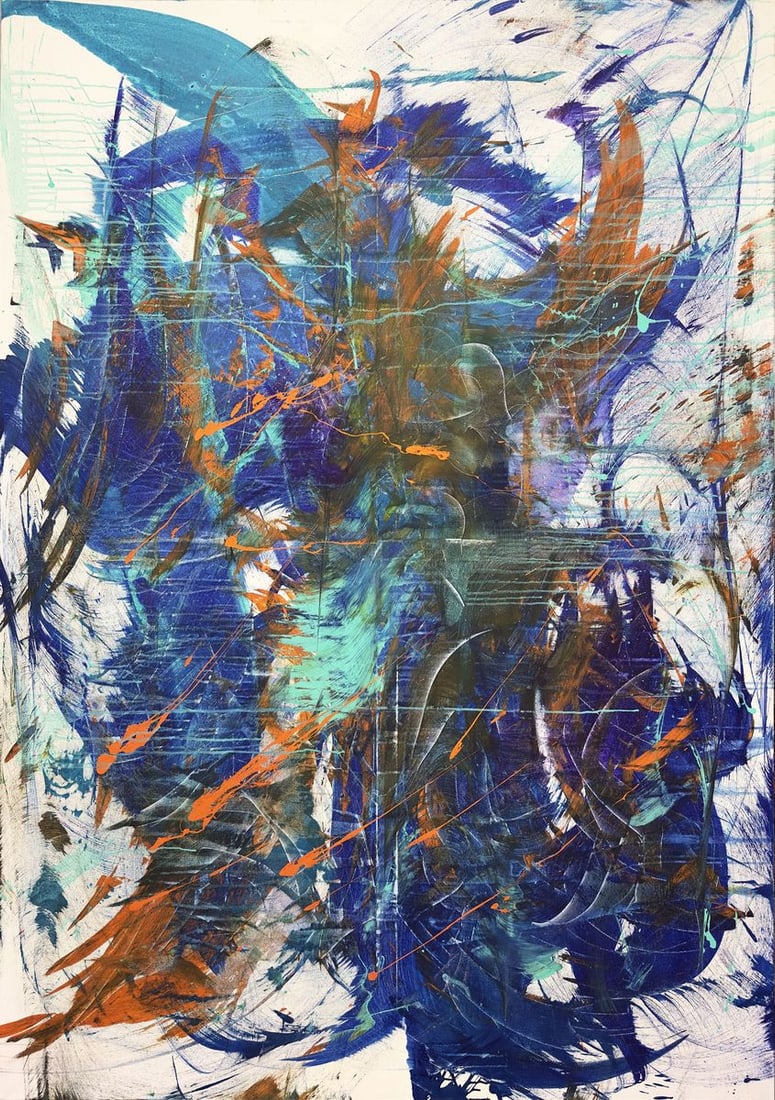 Acrylic painting Memory of the Sea Anatoliy Menkiv: Title: Acrylic painting Memory of the Sea Anatoliy Menkiv Description: 70MENK Painter: Anatoliy Menkiv Size: 140x200 cm/55.11x78.74 inches Components: acrylic, canvasOriginal painting CONDITION: excel