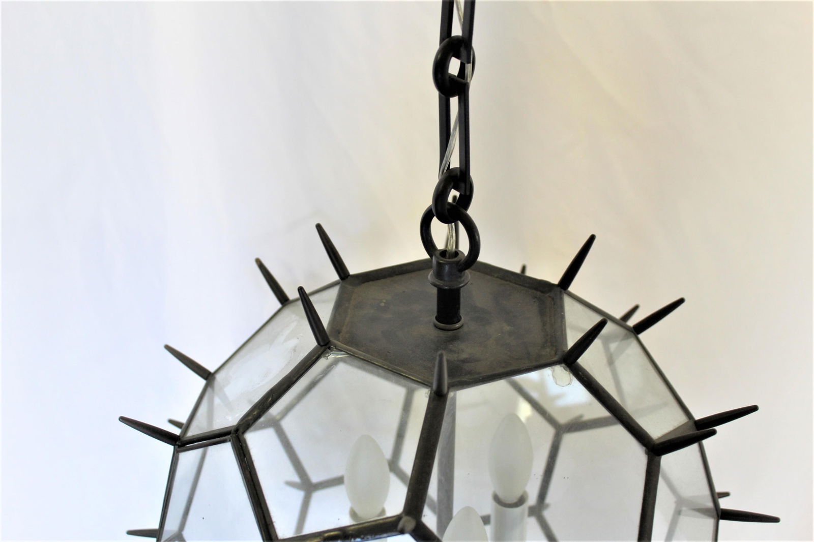 Antique Clock Ansonia Oak Case w Eagle - 11