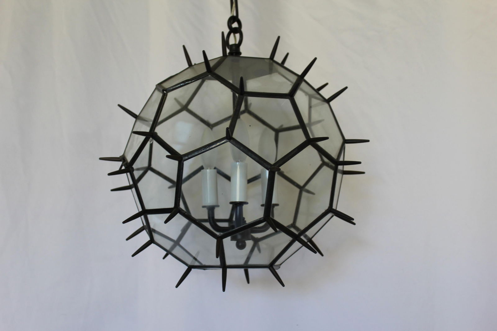 Antique Clock Ansonia Oak Case w Eagle - 13