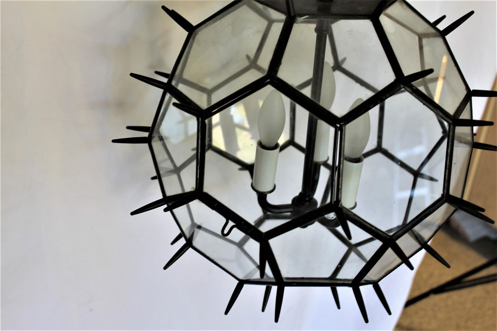 Antique Clock Ansonia Oak Case w Eagle - 16