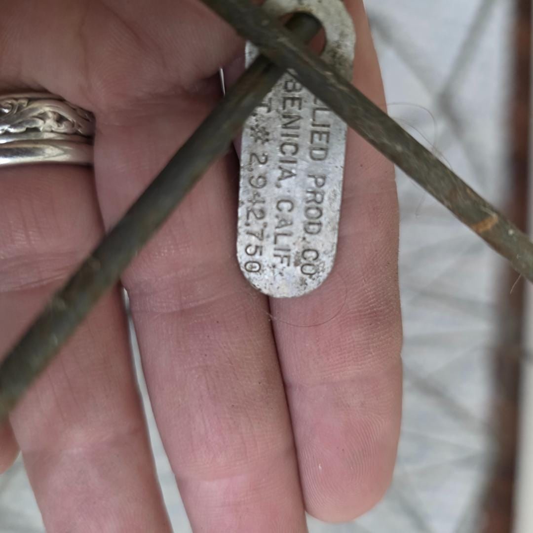 Mid-Century Collapsible Wire Laundry Hamper on Wheels Allied Products Industrial Basket Farmhouse - 6