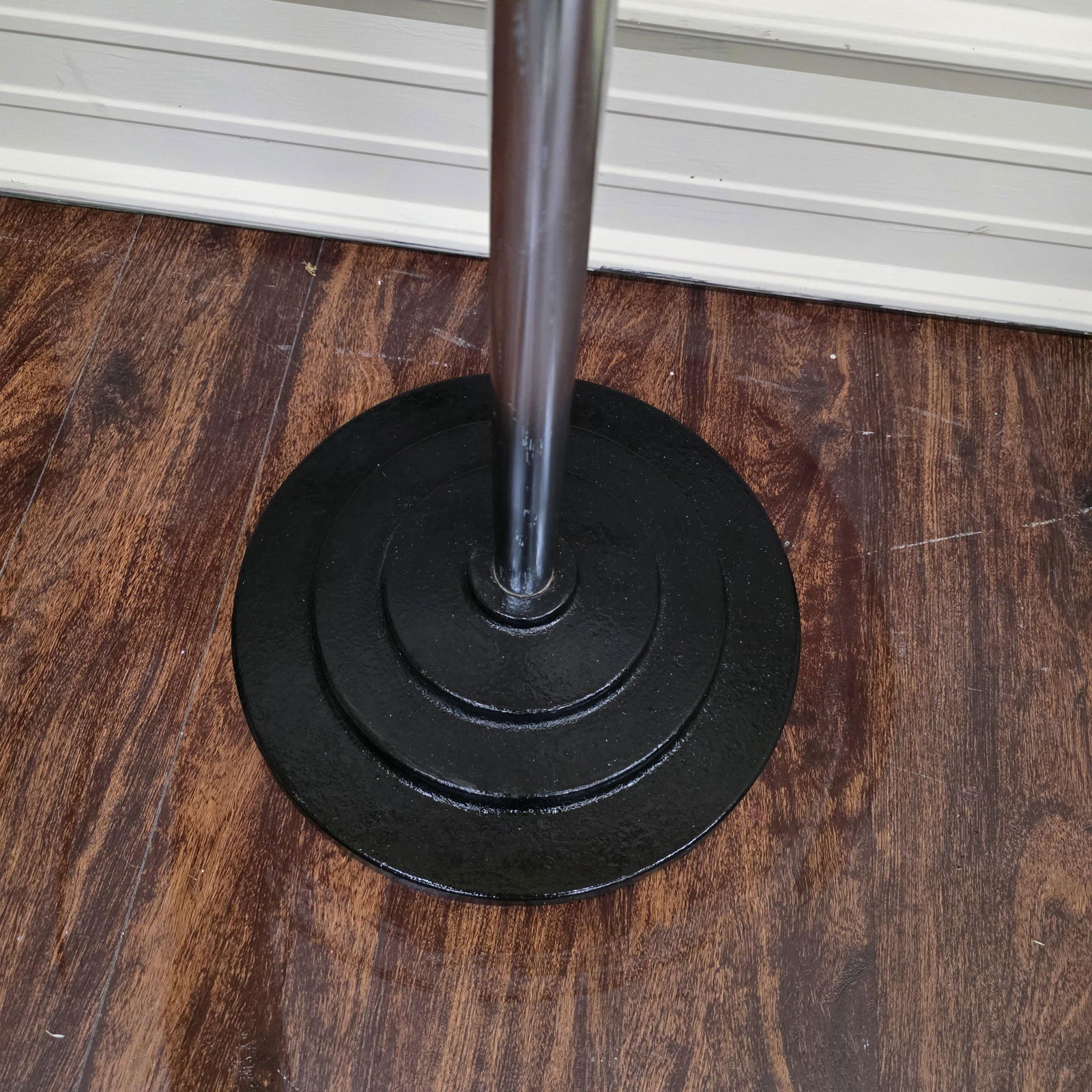 Vintage Commercial Coat Rack Stand, Rotating Crown, Chrome & Steel, Loft Modernist Entryway - 9