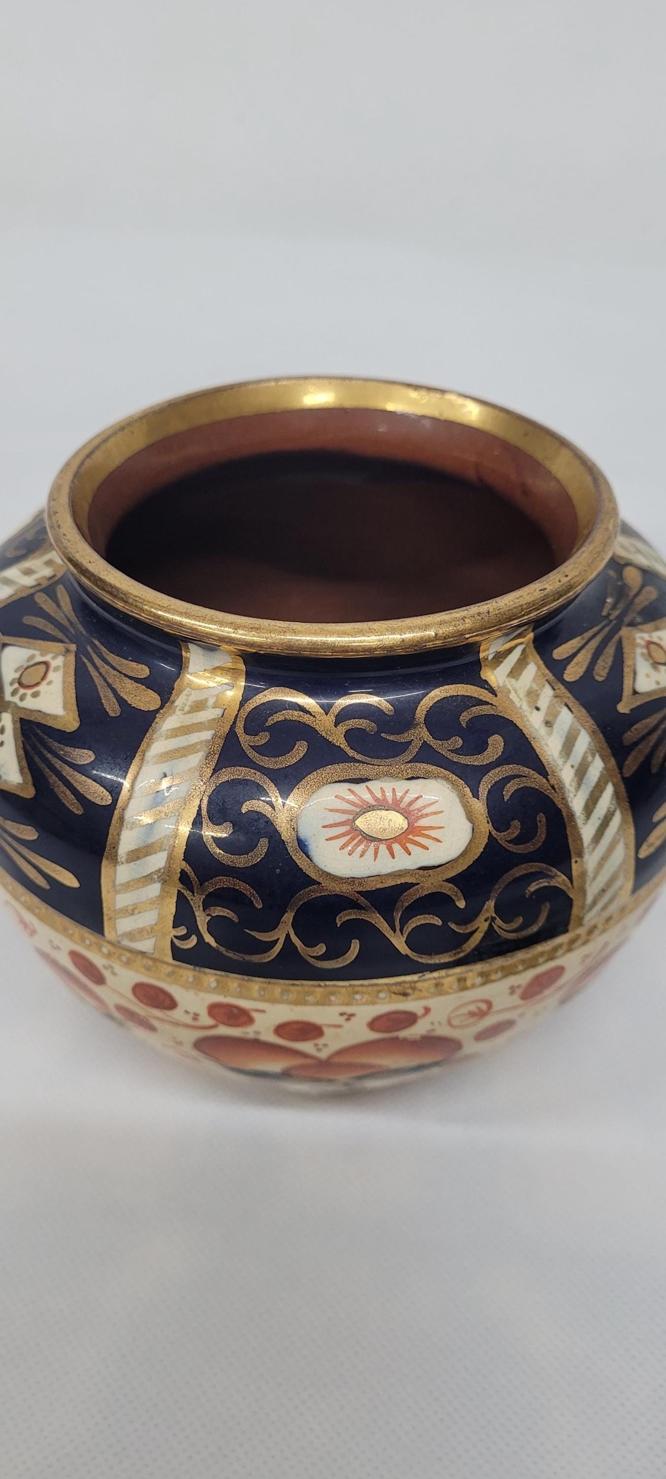 Vintage Imari Lingard England Flower Frog â€“ 5.5â€ Porcelain - 9