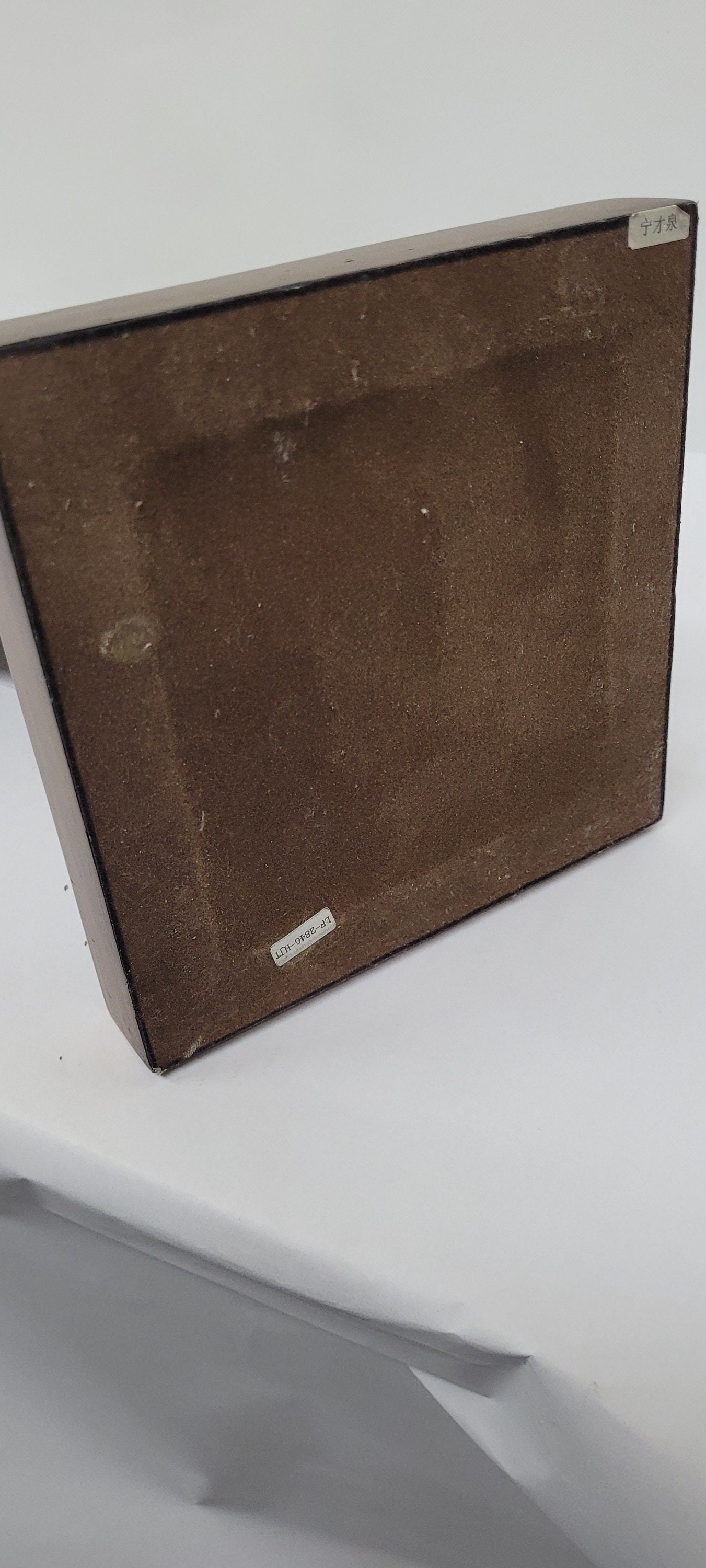 Vintage Parrot Art on Stand Maitland Smith Style Oval Floral Bird Plaque, Regency Decorative Table - 5