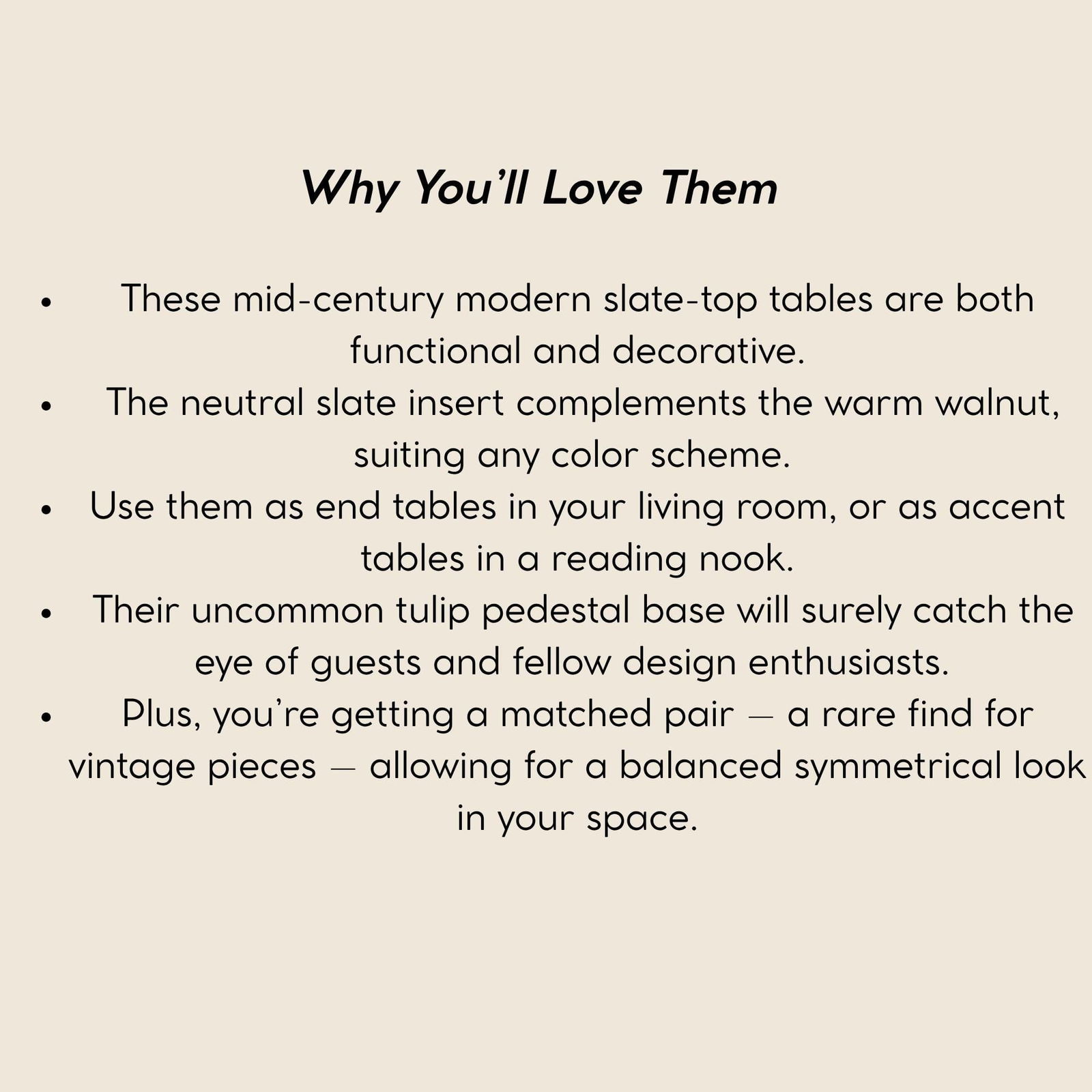 Mid Century Modern Wood Tables Set of 2 Black Accent Side End Vintage Riser Plant Stands Scandi - 6