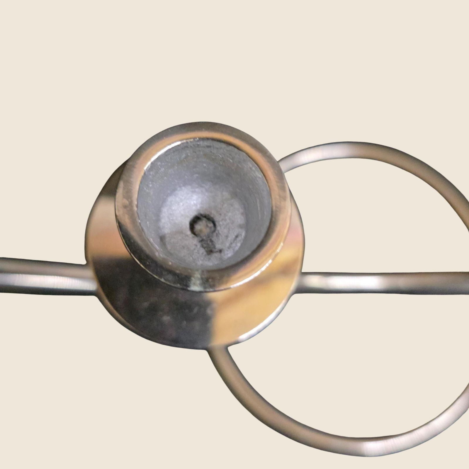 Vintage Chrome Candelabra Grandmillennial Tablescape Centerpiece Wedding Holiday Candle Holder - 8