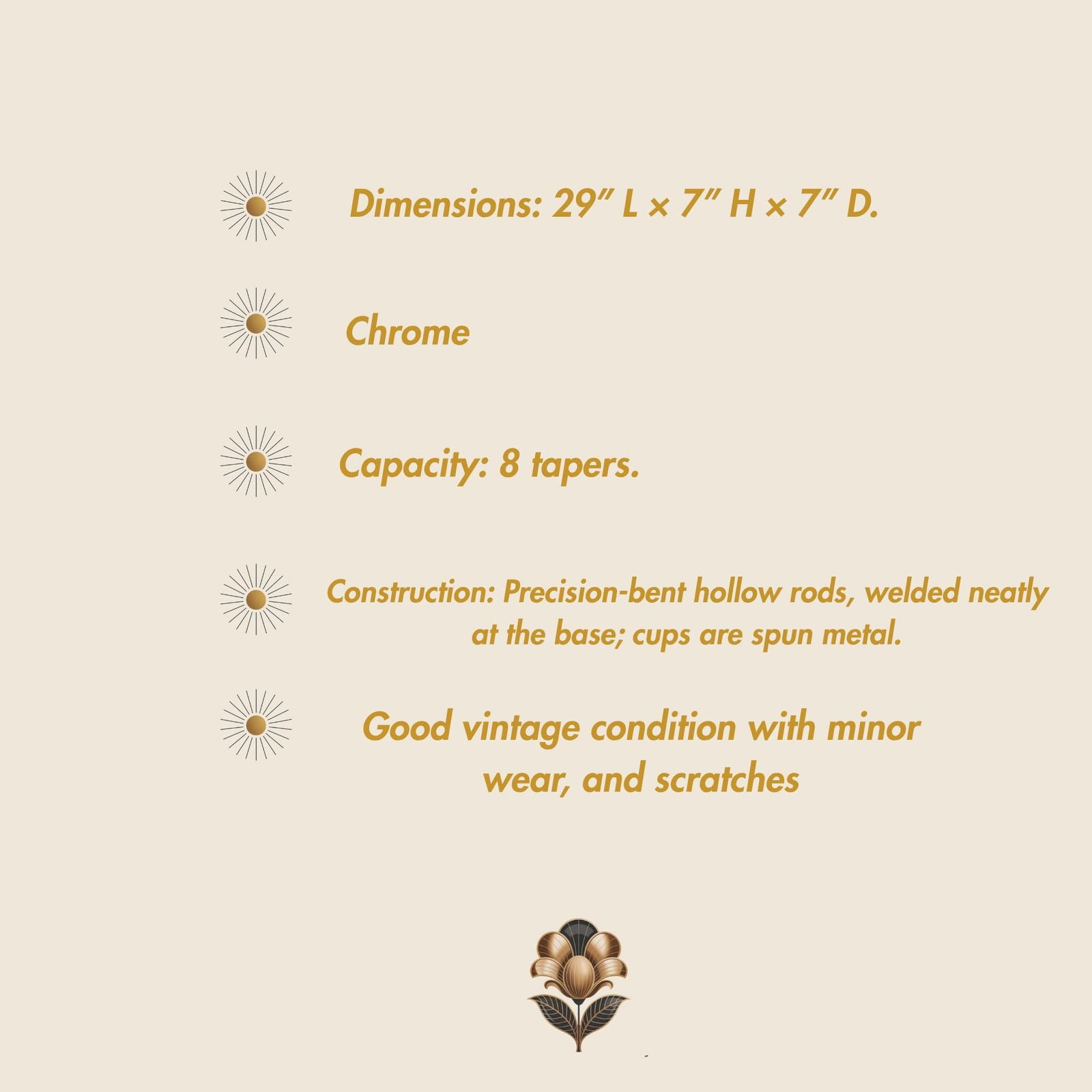 Vintage Chrome Candelabra Grandmillennial Tablescape Centerpiece Wedding Holiday Candle Holder - 9