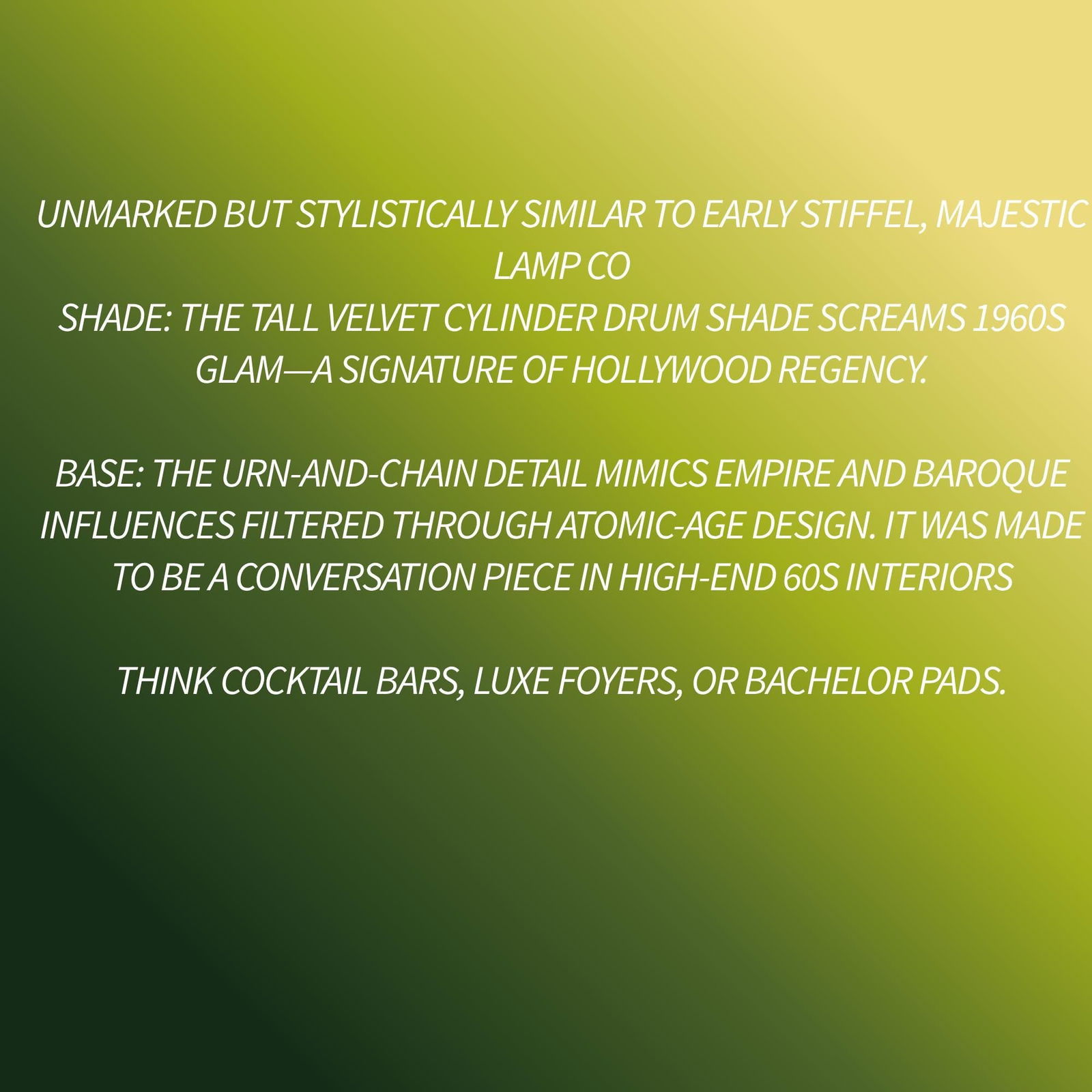 Vintage Wood Table Lamp Castlecore Velvet Drum Shade Original Old World Gothic Renaissance Lighting - 8