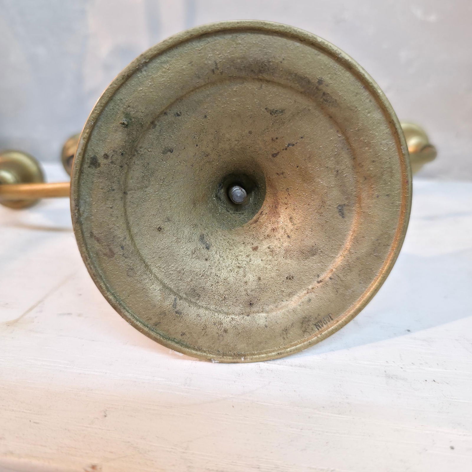 Vintage Brass Candelabra Grandmillennial Candle Holder7-Arm Taper Hollywood Regency Holiday - 3