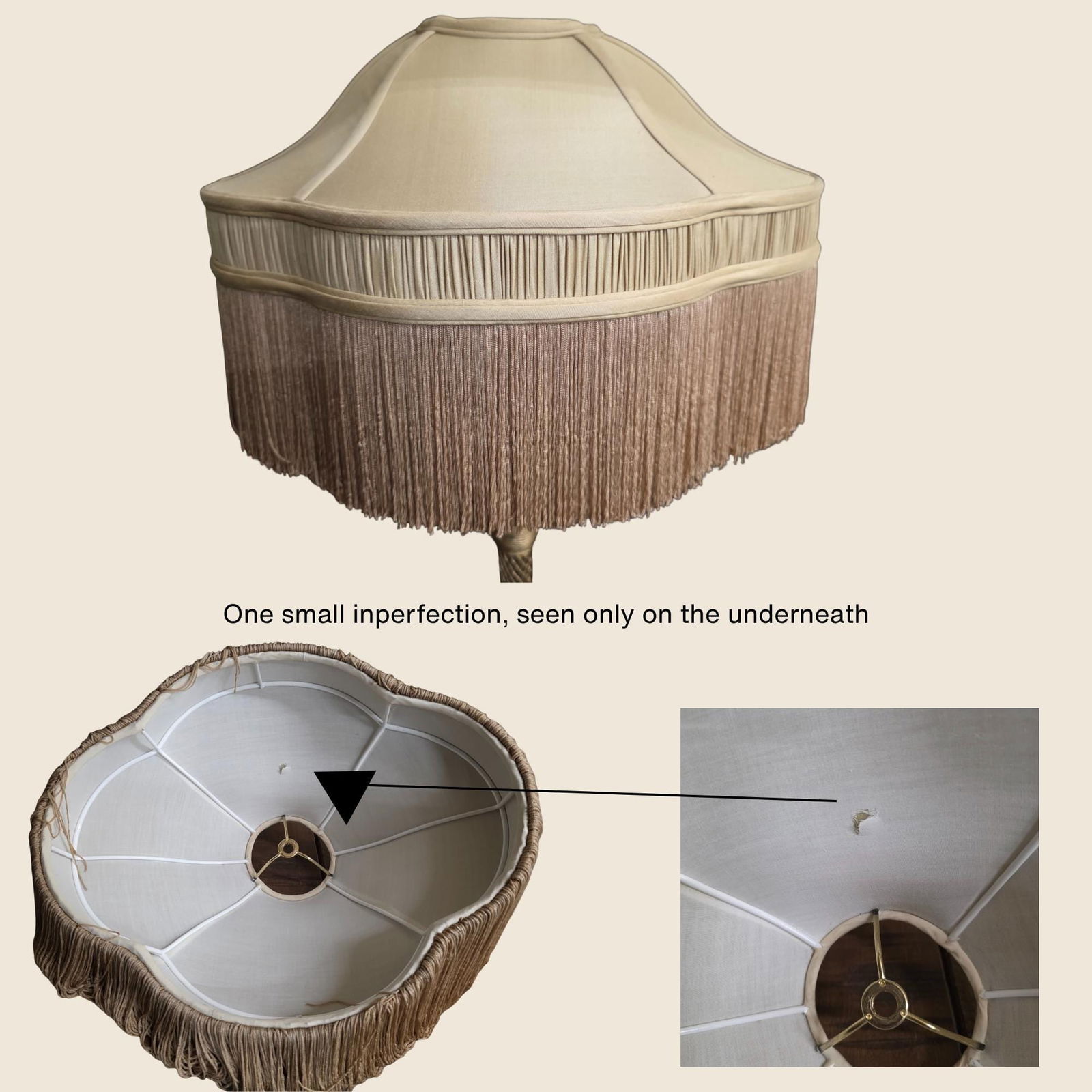 John Richard Elephant Table Lamp with Pagoda Fringe Shade Old World Indochine Style Hollywood - 7