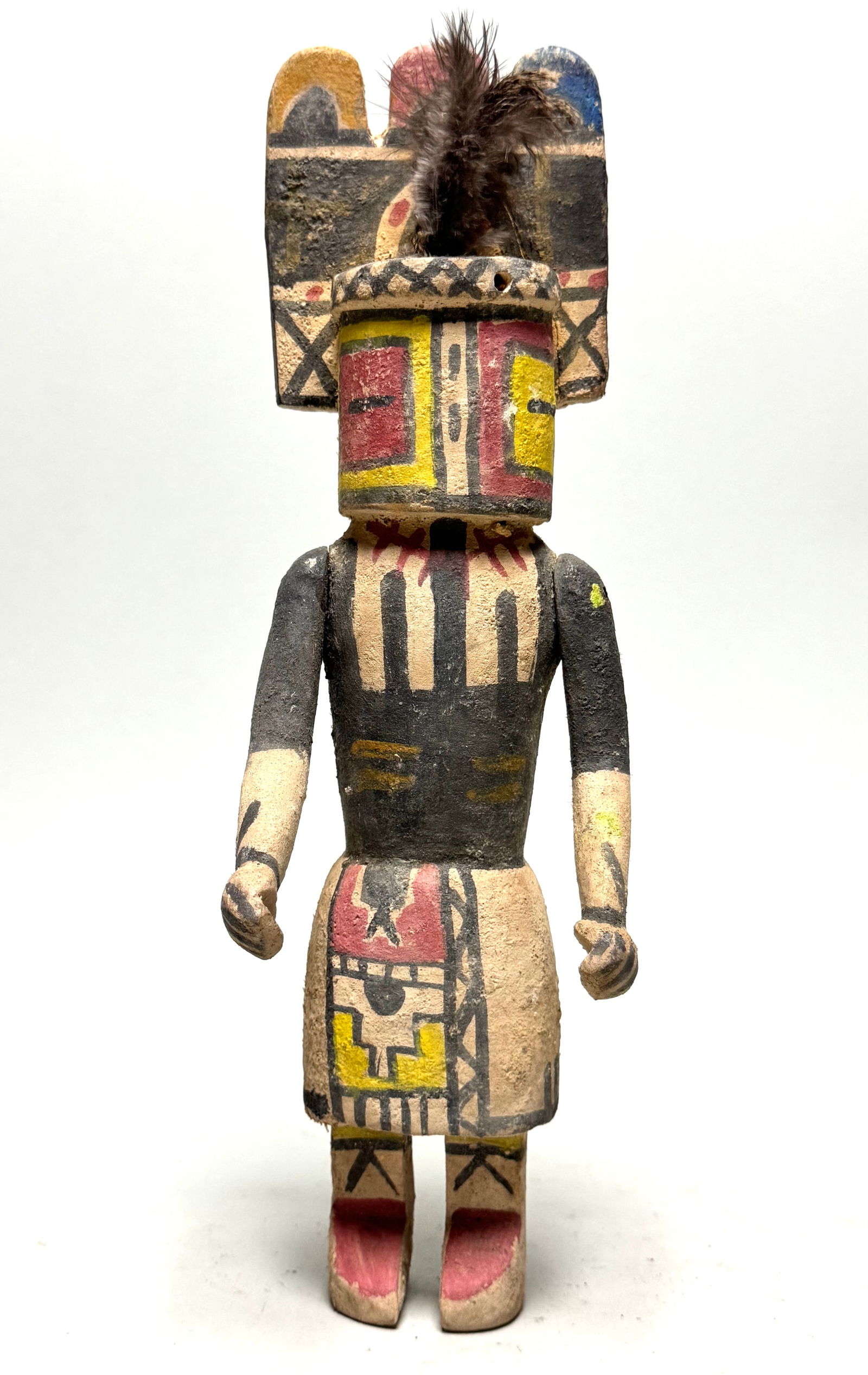 Zuni figure - New Mexico, USA: Title: Zuni figure - New Mexico, USA Description: This stunning Zuni figure comes from an old private collection. Zuni figures, traditionally crafted by the Zuni people of New Mexico, are often used i