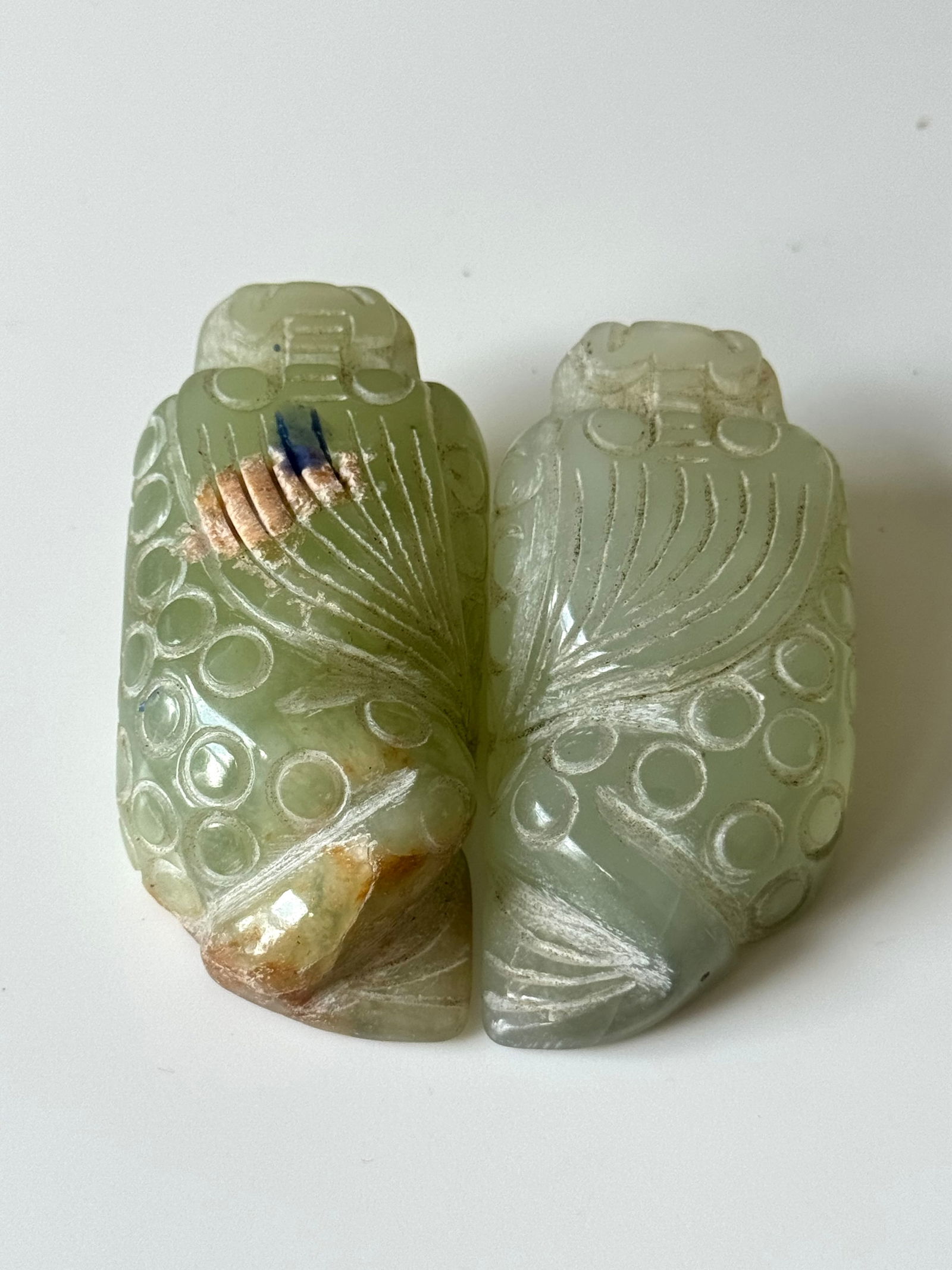 Jade pair Foo dogs - China - 14