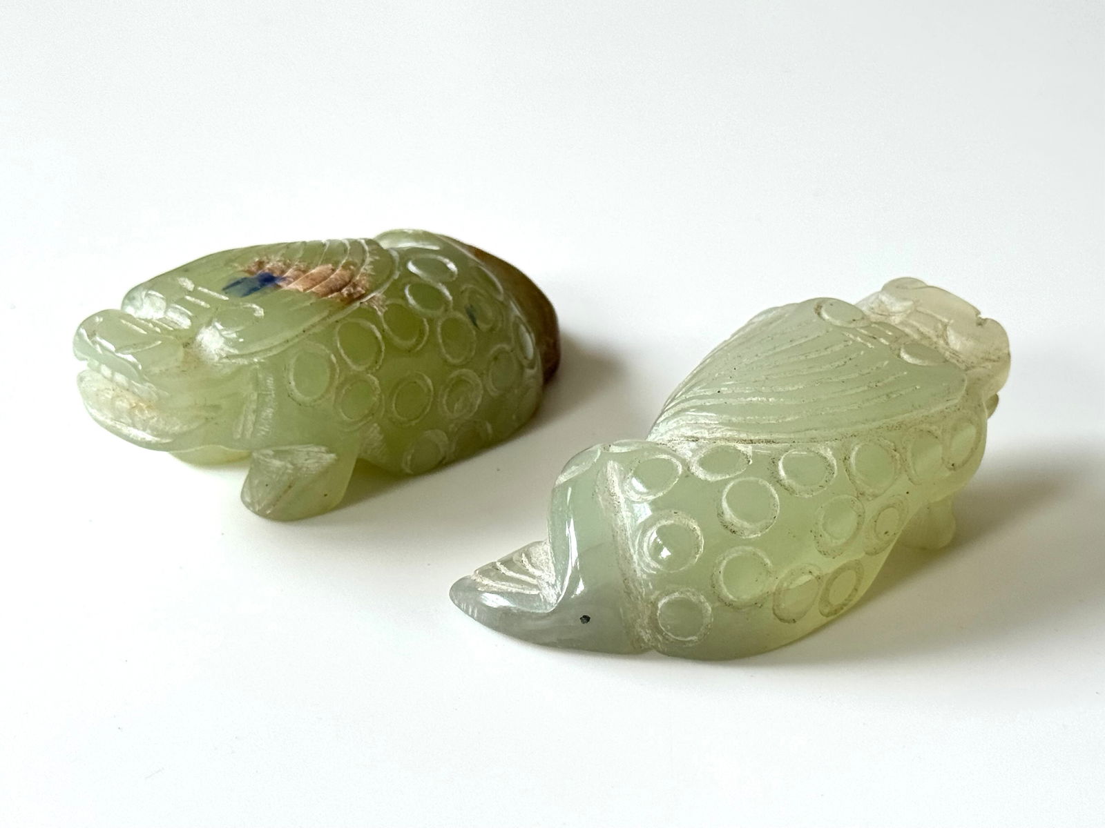 Jade pair Foo dogs - China - 5