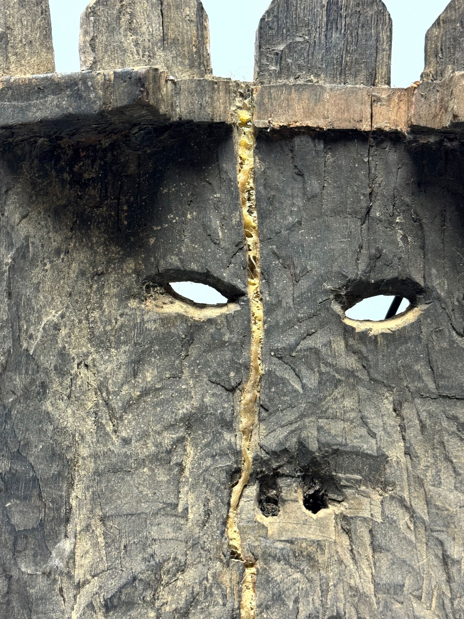 Old Kali mask - Nepal - 14