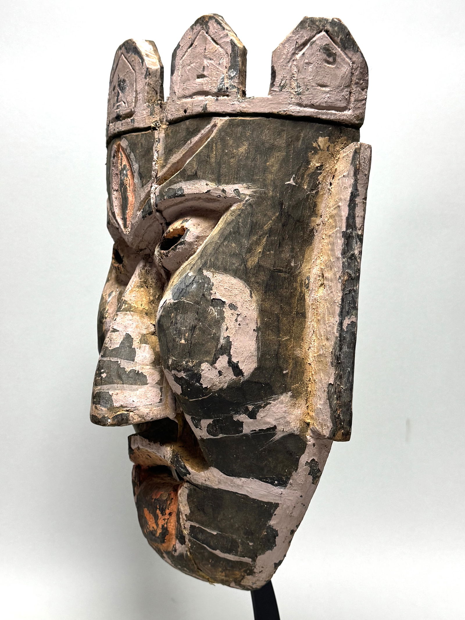 Old Kali mask - Nepal - 8