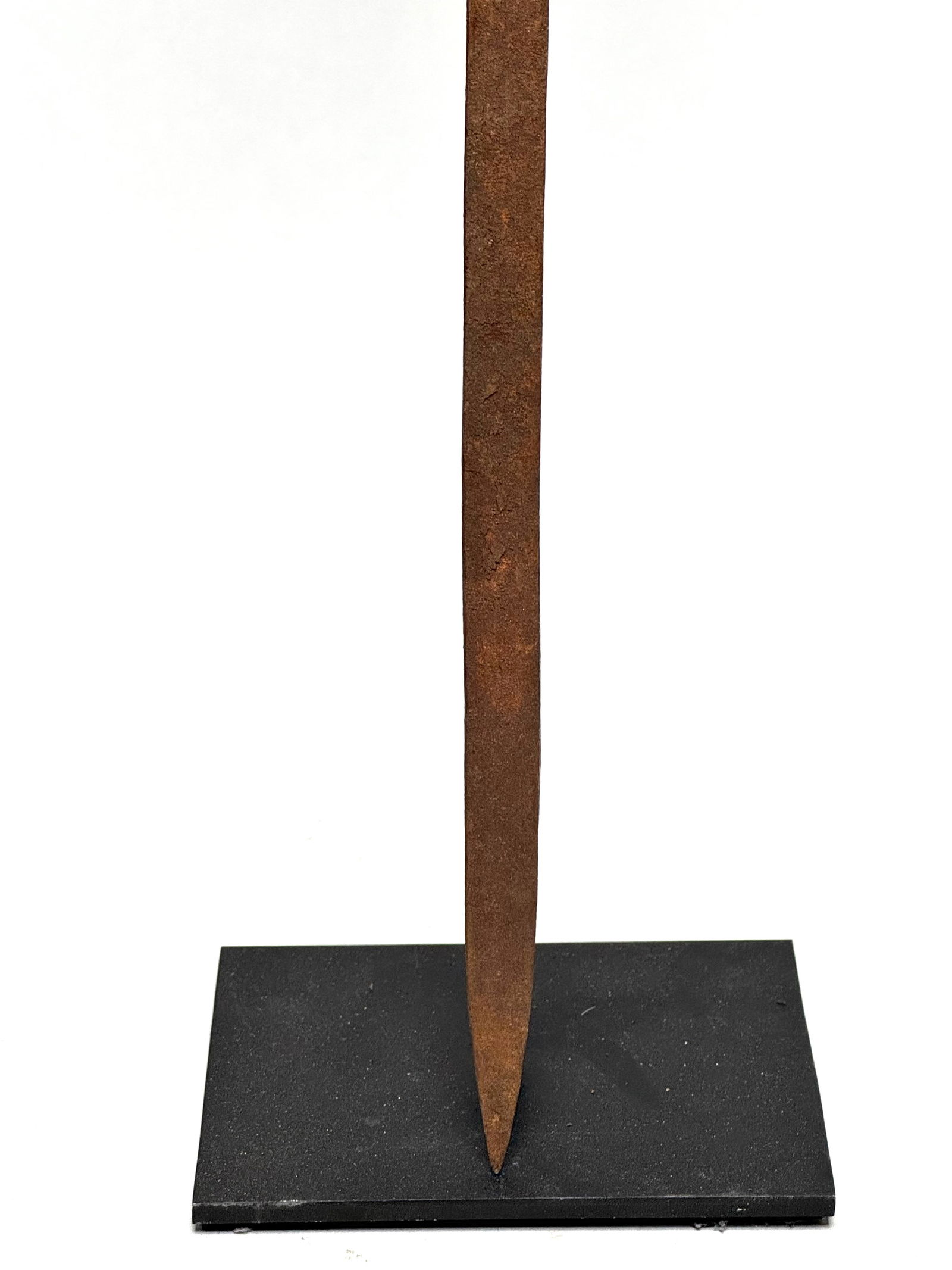 Ritual Trisula Trident on Phurba - Iron (cast), Cotton - Nepal - First half 20th century - 9