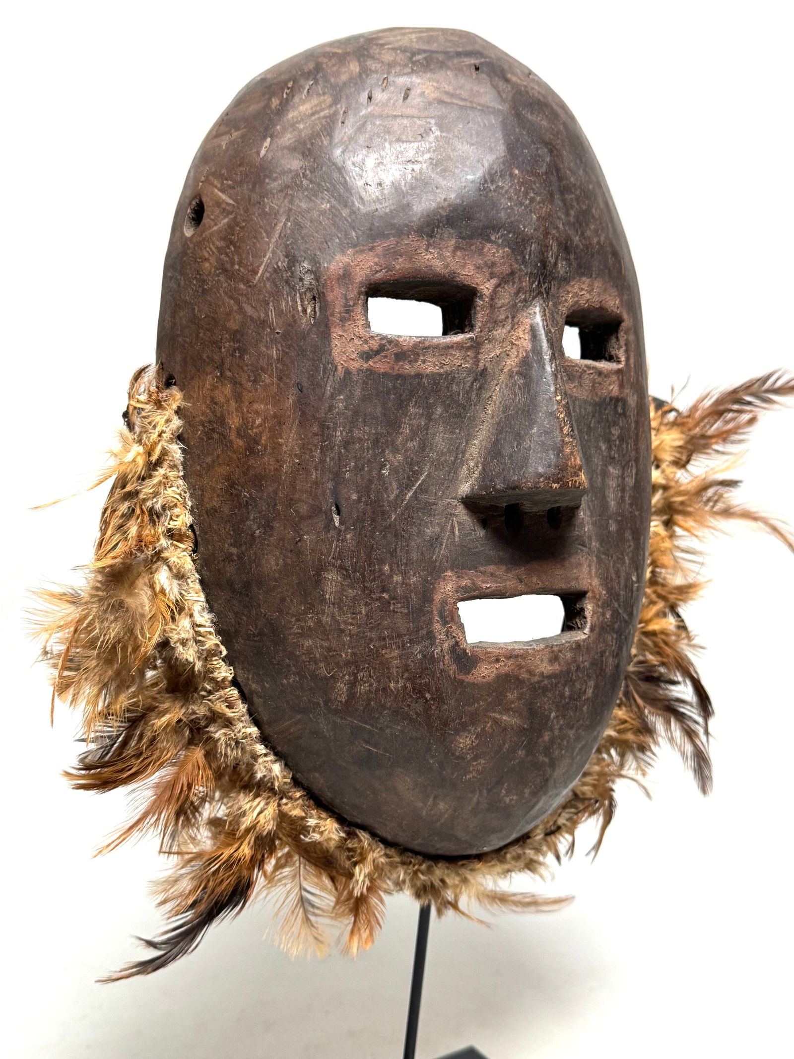 Nsembu mask, Kumu, Ituri forest tribes Congo - 42 cm - 3