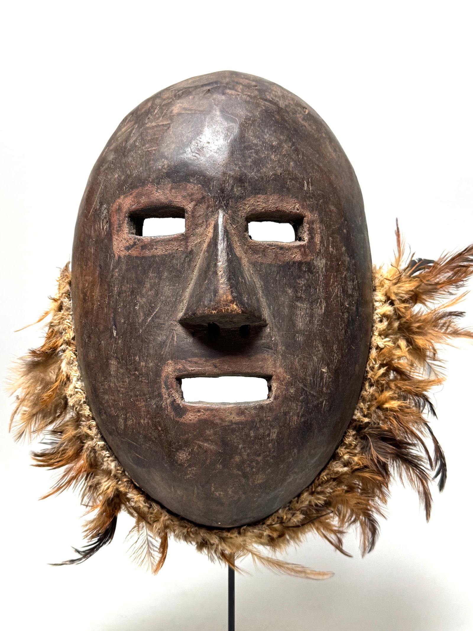 Nsembu mask, Kumu, Ituri forest tribes Congo - 42 cm - 4