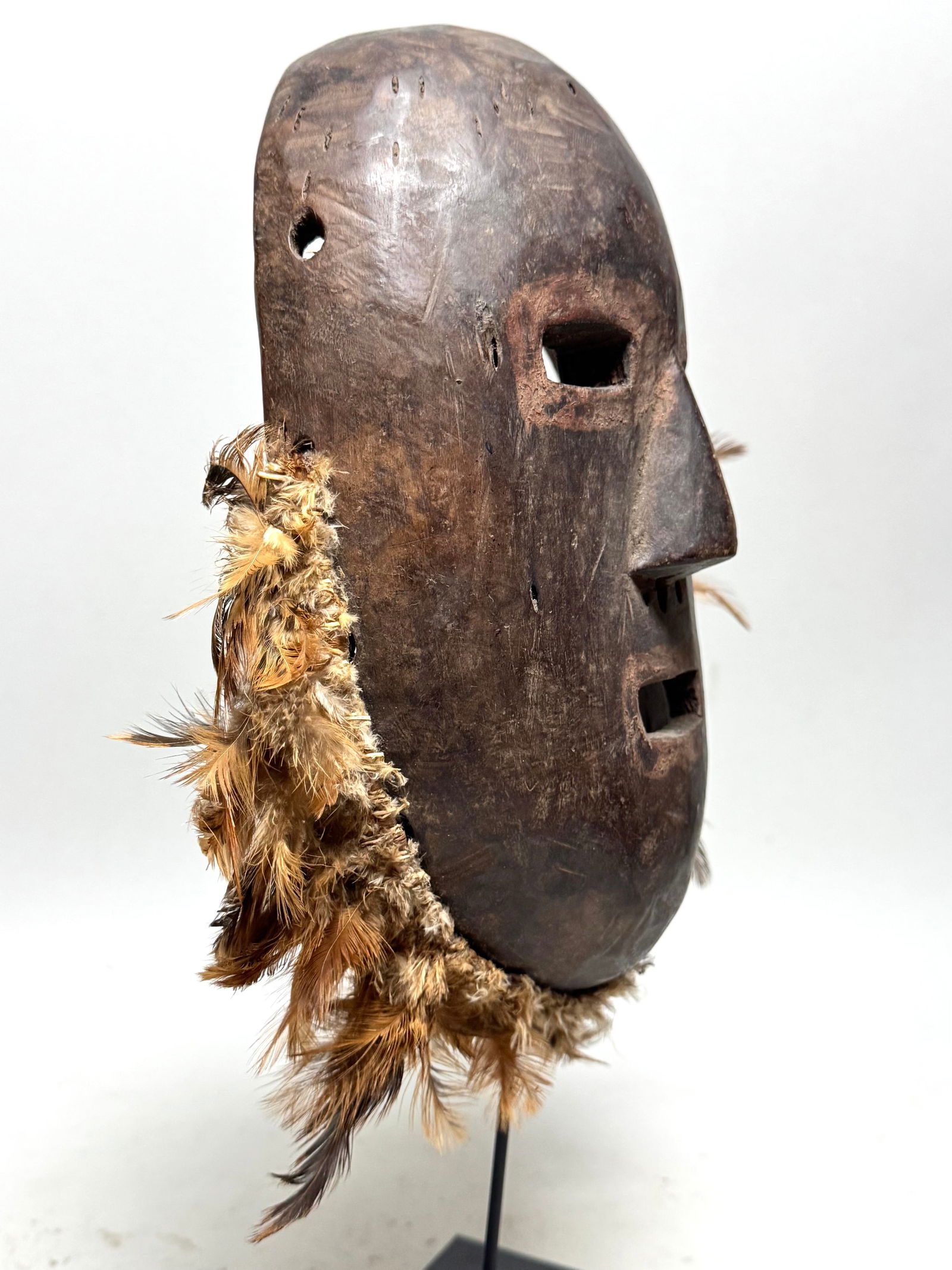 Nsembu mask, Kumu, Ituri forest tribes Congo - 42 cm - 7