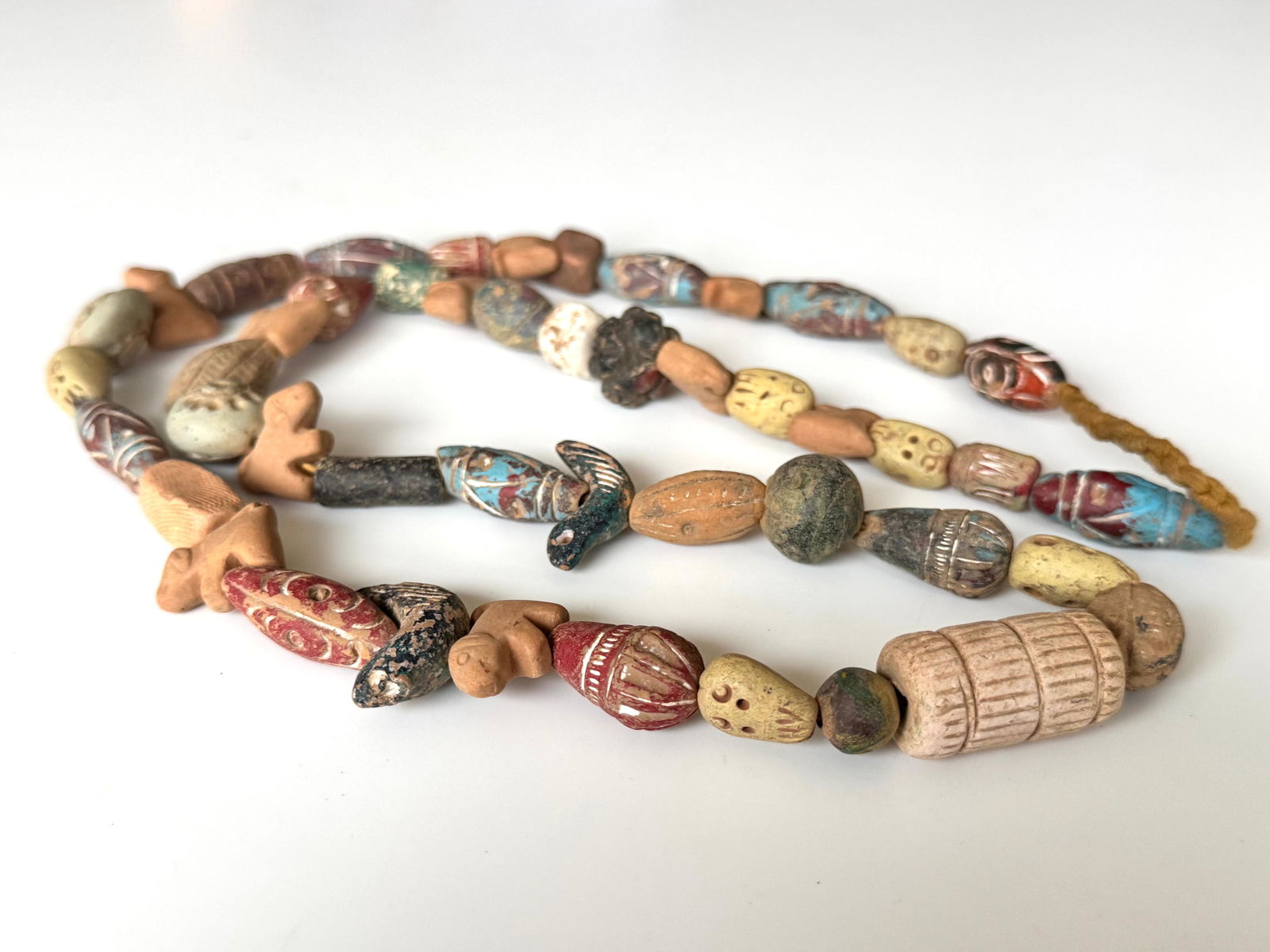 Stunning Indus Valley Near Eastern Terra Cotta Beads Necklace - 2