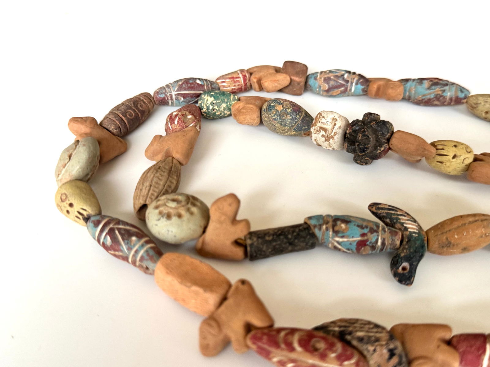 Stunning Indus Valley Near Eastern Terra Cotta Beads Necklace - 3
