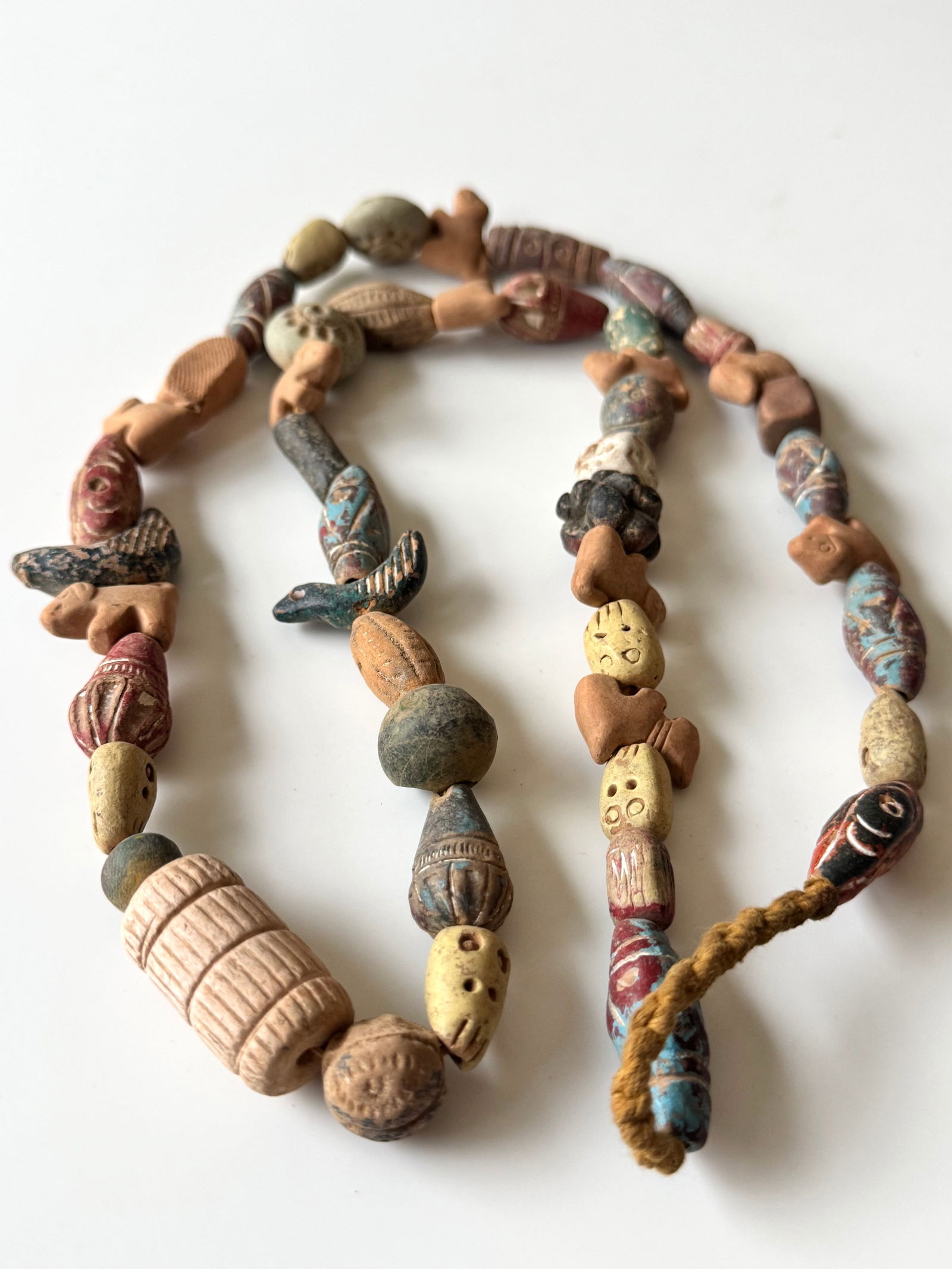 Stunning Indus Valley Near Eastern Terra Cotta Beads Necklace - 4