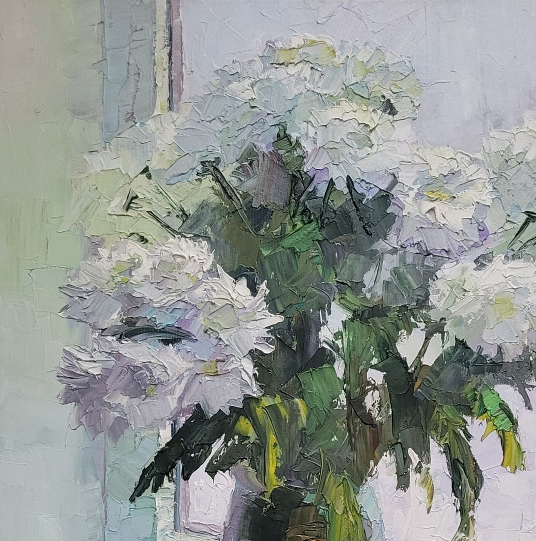 Oil painting Flowers on the window Boris Serdyuk - 4