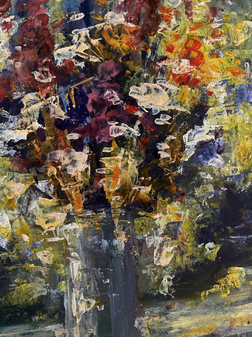Oil painting Bouquet of wild flowers Vadim Aksenov - 6