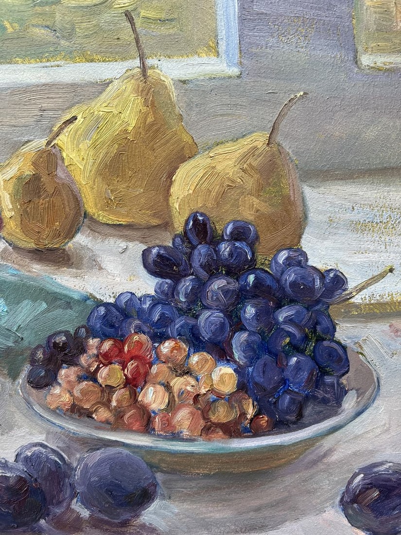 Oil painting Wine and fruit V. Mishurovsky - 8