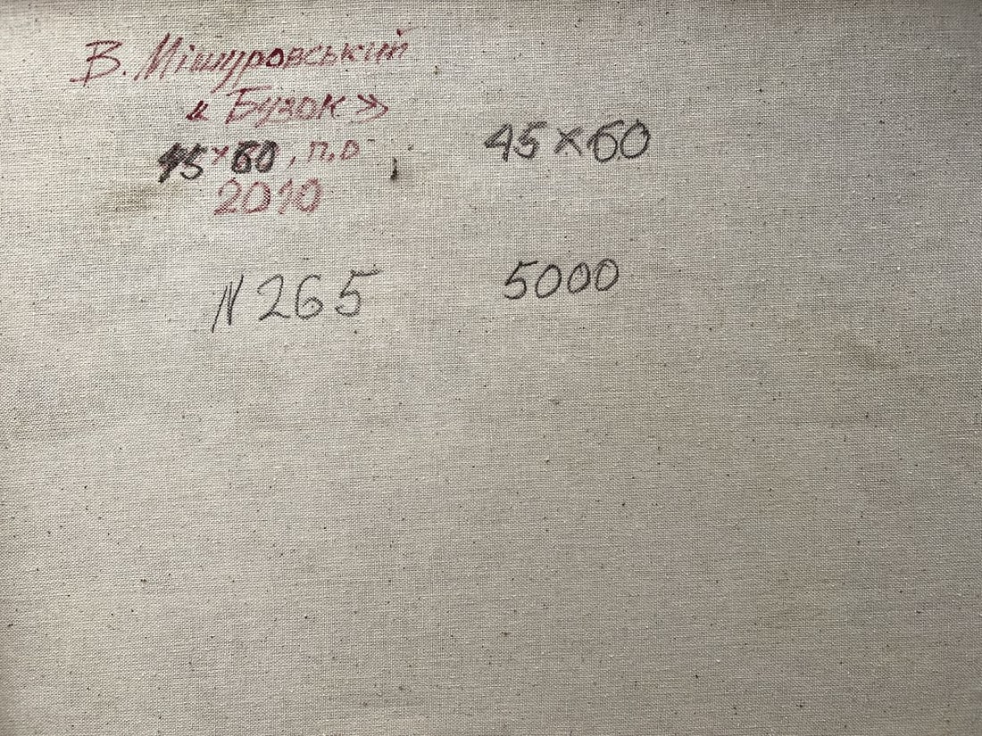 Oil painting Lilac in the yard V. Mishurovsky - 11