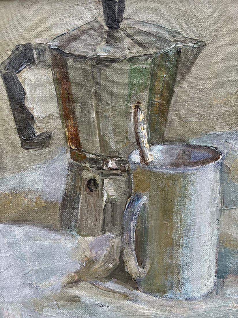 Oil painting Still life with apples V. Mishurovsky - 6