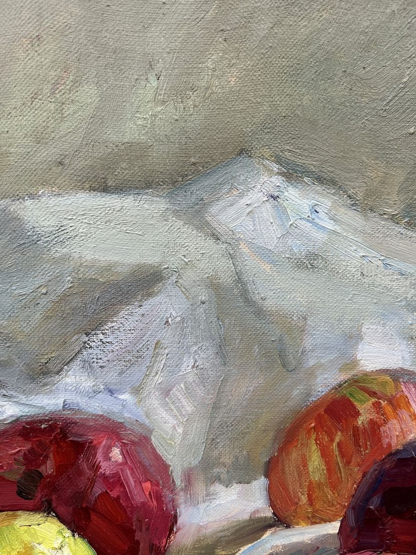 Oil painting Still life with apples V. Mishurovsky - 7