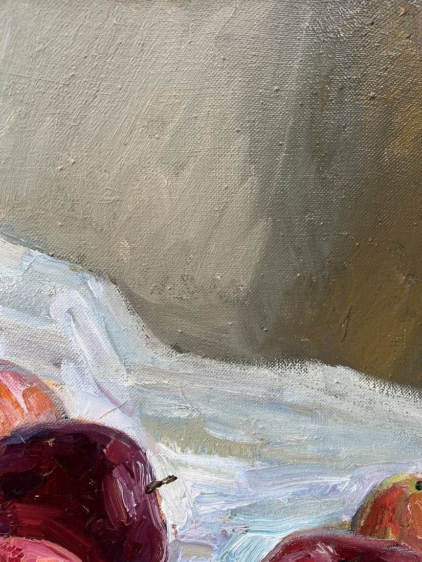 Oil painting Still life with apples V. Mishurovsky - 8