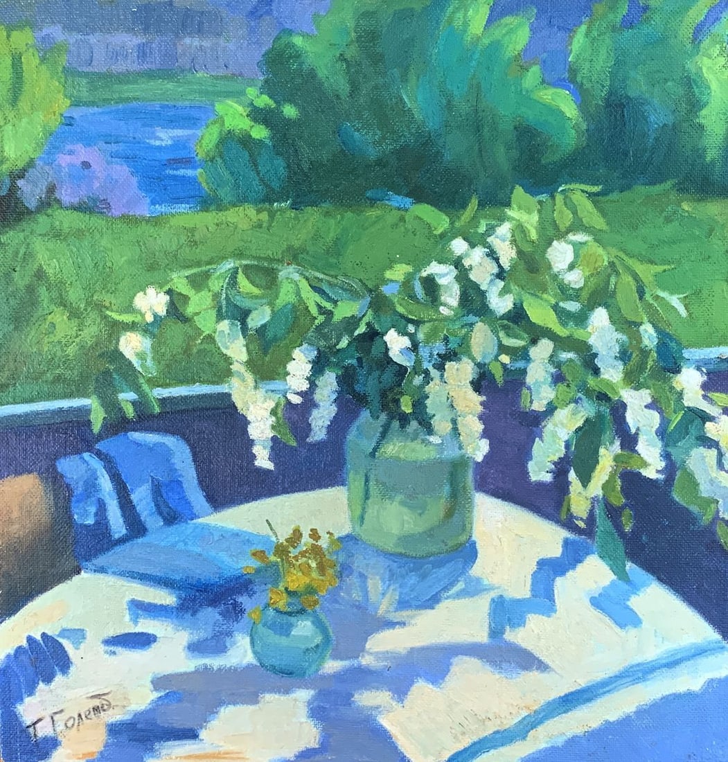 Oil painting Early morning Golembievskaya Tatyana Nikolaevna: Title: Oil painting Early morning Golembievskaya Tatyana Nikolaevna Description: №1656 *** ABOUT THIS PAINTING *** TITLE: "Early morning" ARTISTS: Golembievskaya Tatyana Nikolaevna SIZE: 53x51 c