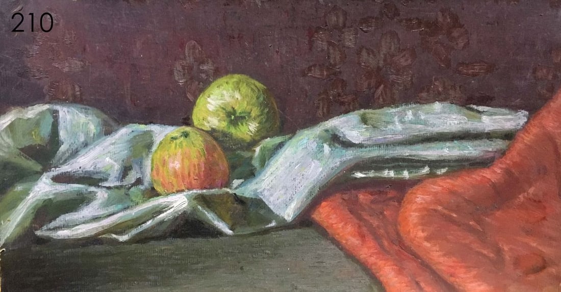 Still life with apples oil painting A. Horov (1 of 9)
