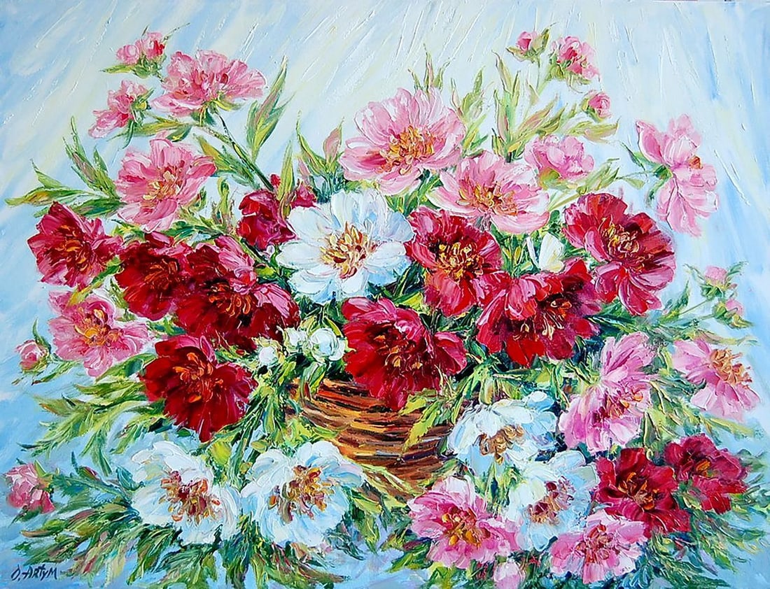 Oil painting Guests from France Kotmin Olga (1 of 6)