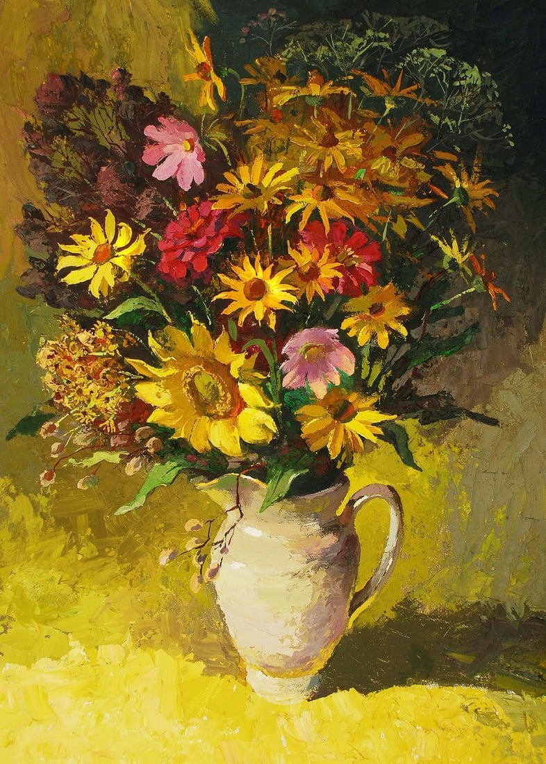 Oil painting Still life Egor Ktpatunov (1 of 6)
