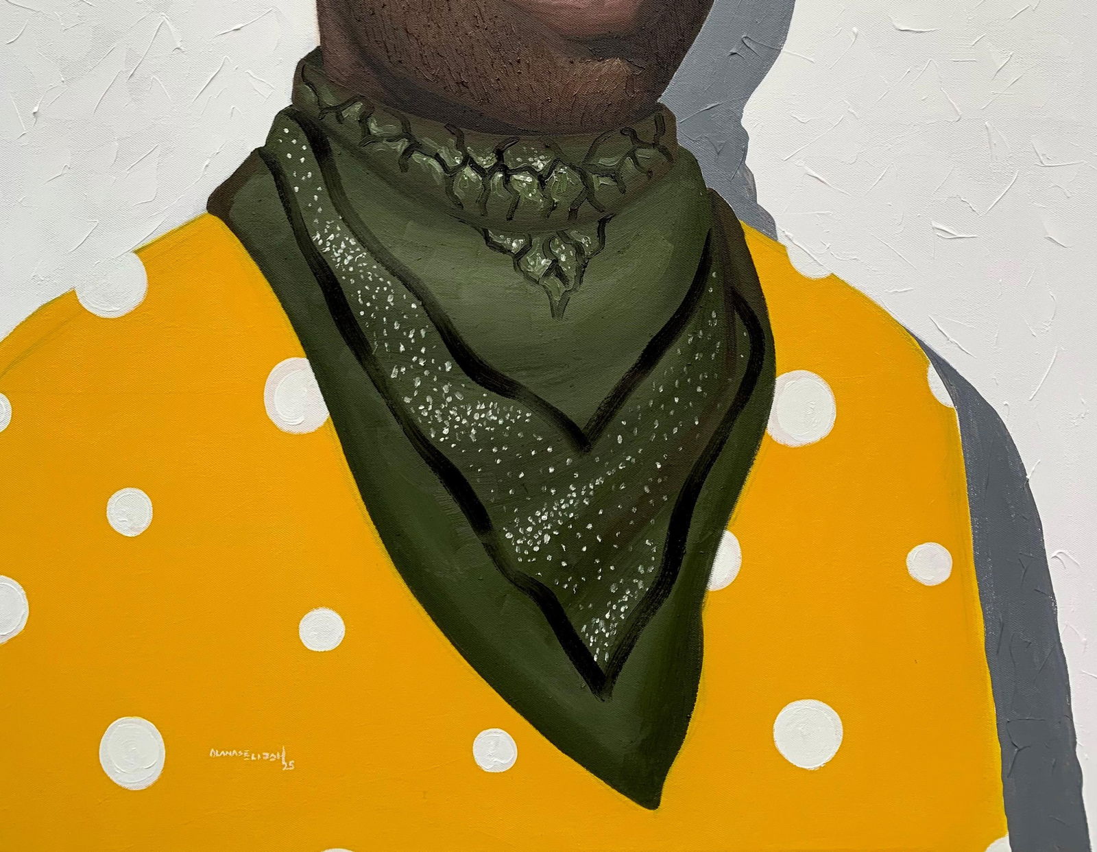 Elijah Olanase, Don't Rush Life 1 - 21st Century, Contemporary, Figurative, Portrait, Africa Men, - 12