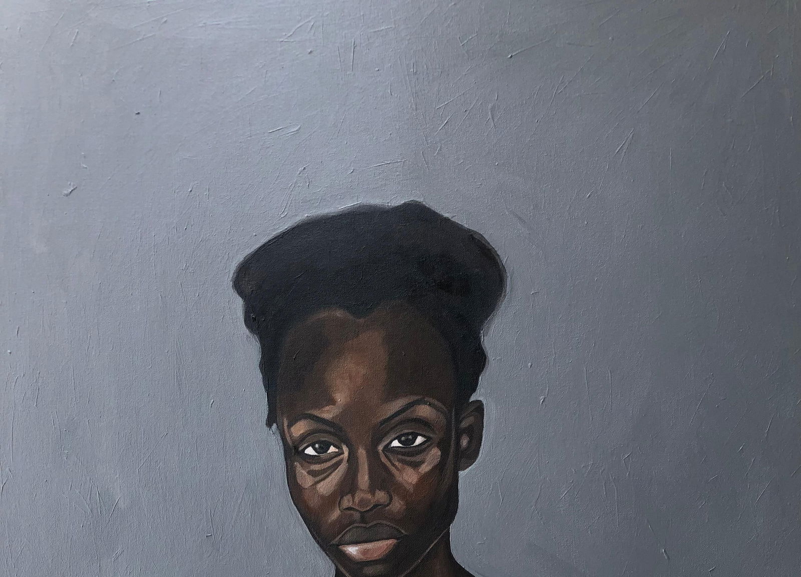 Kayimahe Ishmael Zed, Untitled 4 - 21st Century Contemporary, Expressionist Portrait, African Woman, - 9