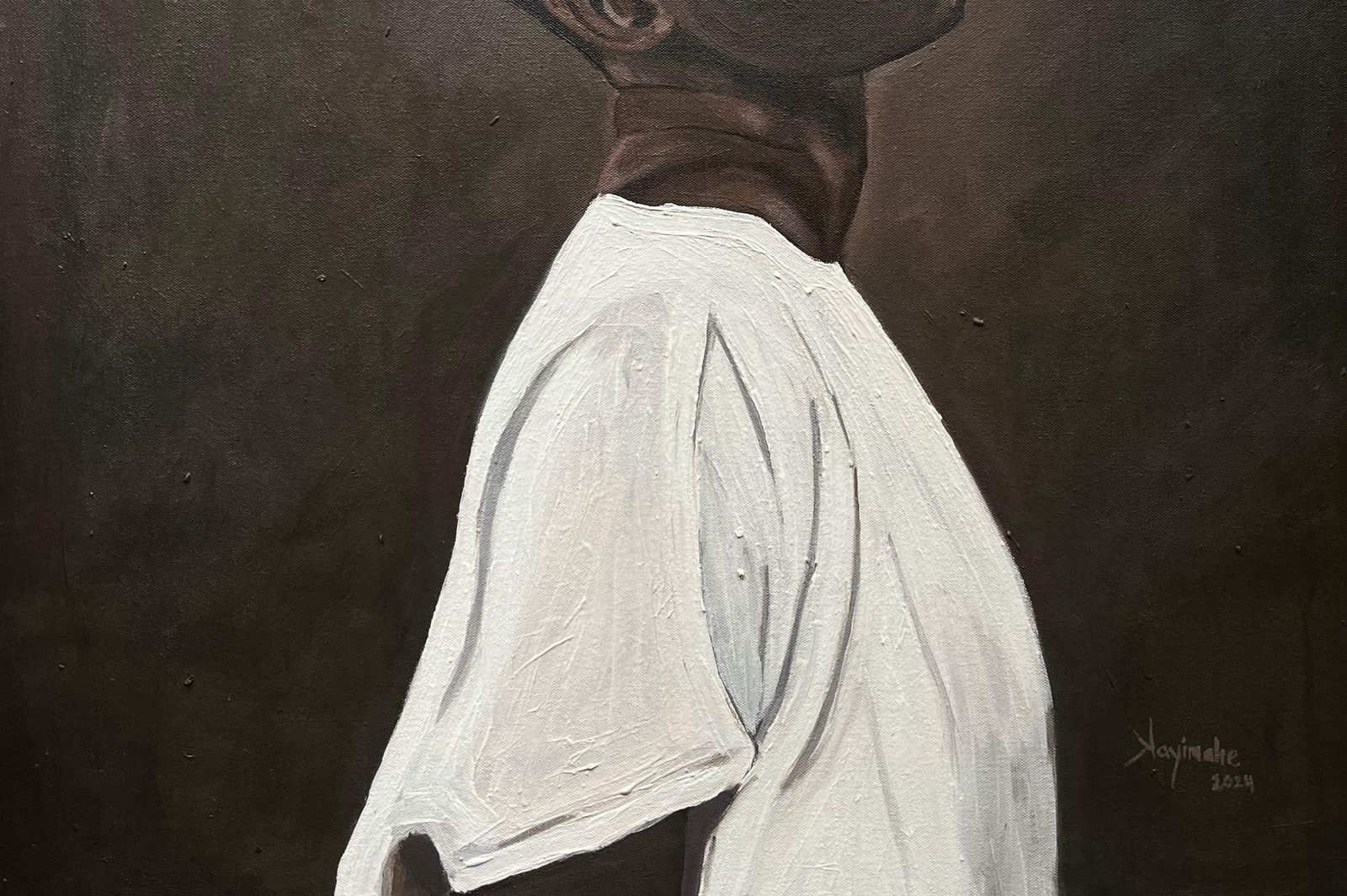 Kayimahe Ishmael Zed, Inner Light - 21st Century Contemporary, Expressionist Portrait, African - 2