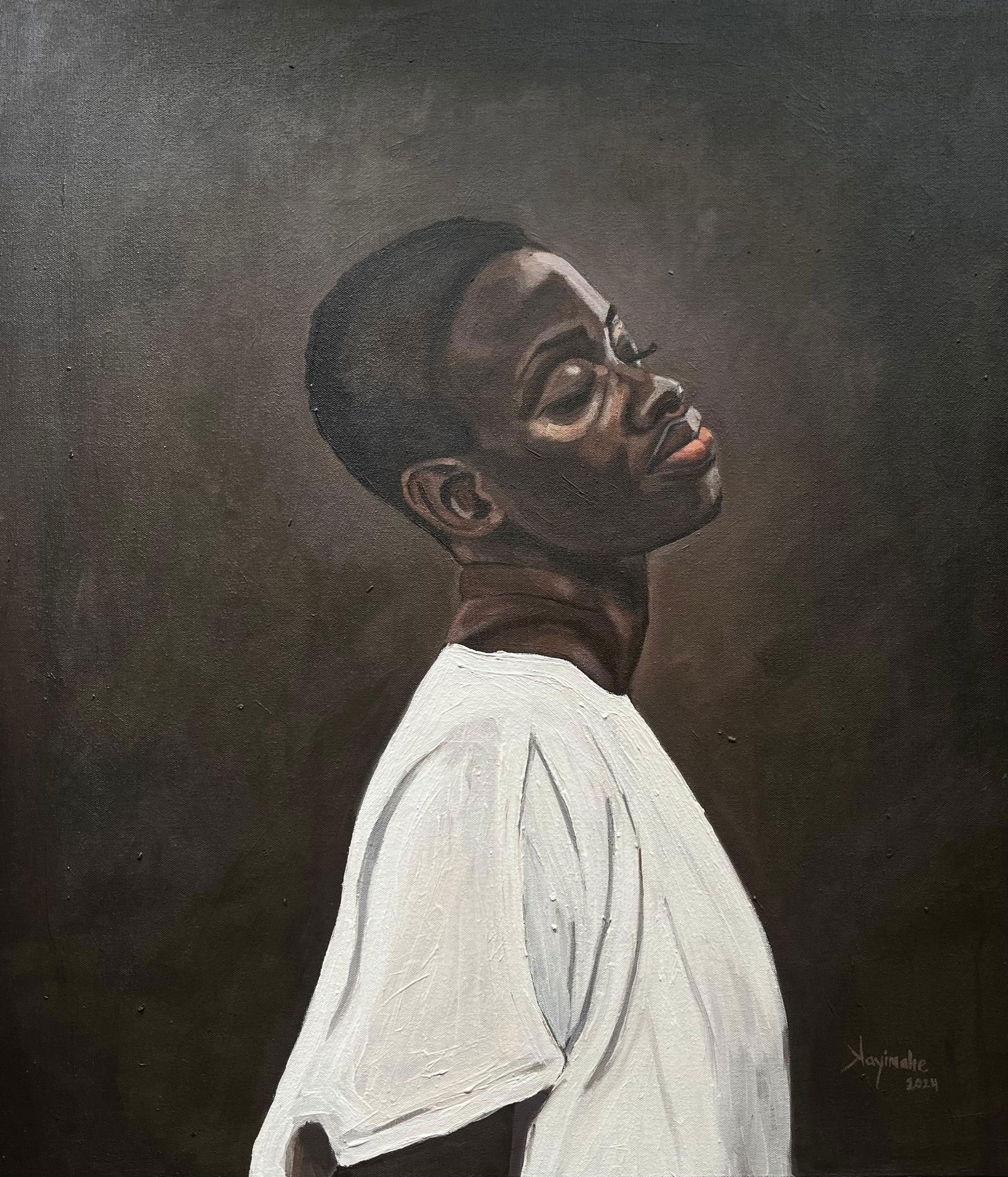 Kayimahe Ishmael Zed, Inner Light - 21st Century Contemporary, Expressionist Portrait, African - 4