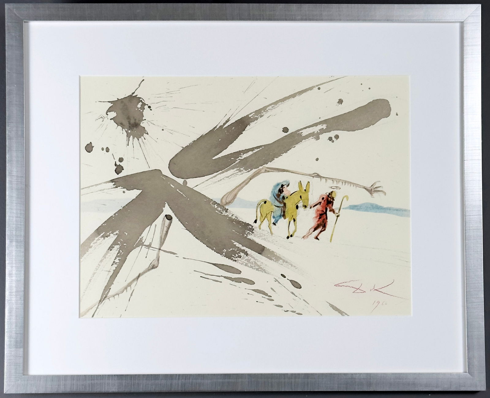 DALI Biblia Sacra (Ex Aegypto vocavi filium meum): Title:DALI Biblia Sacra (Ex Aegypto vocavi filium meum)Date/Period:1967Materials:Lithograph from original gouache on paperSize:19” x 13 3/4” lithograph only, plus