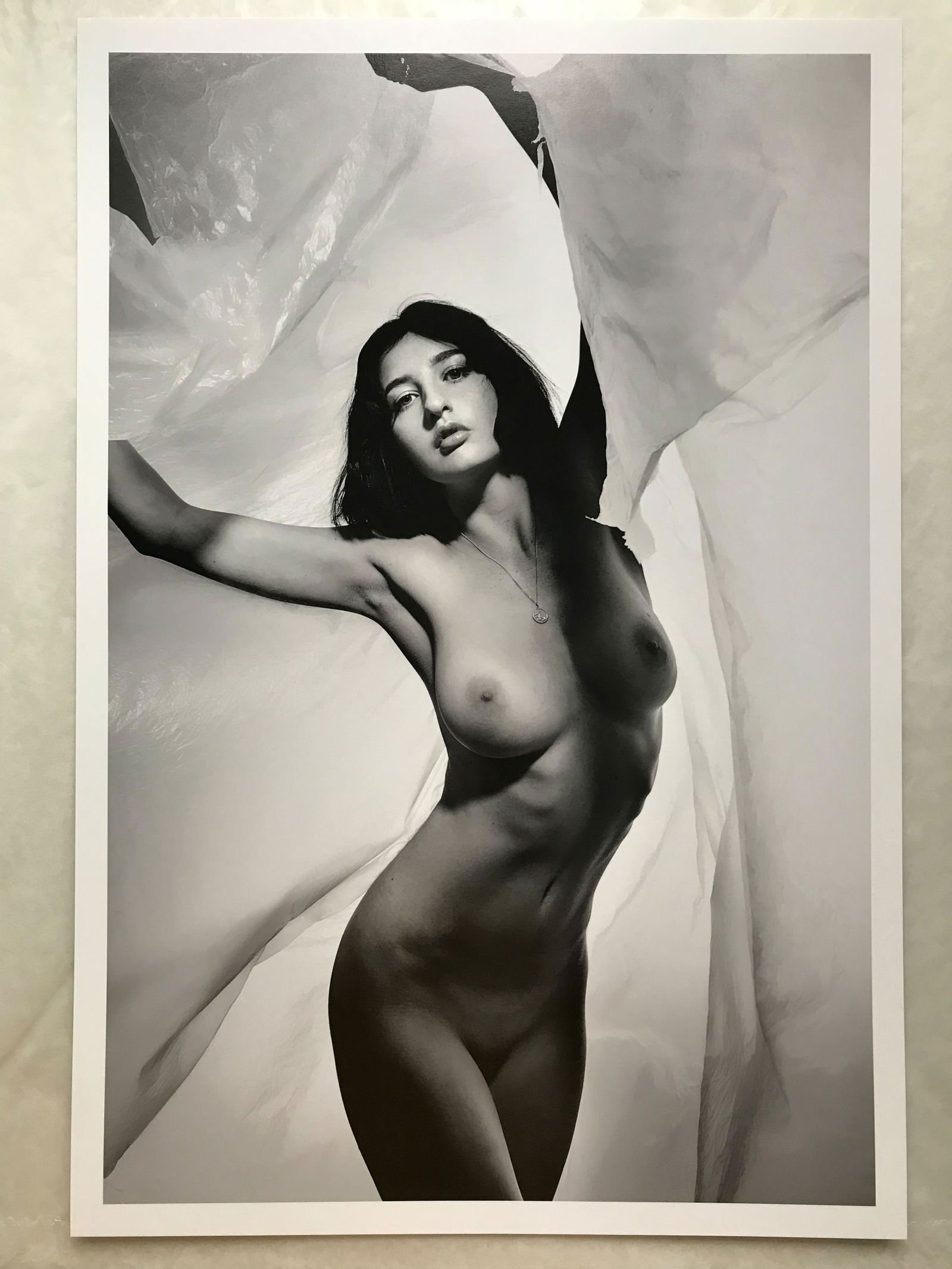 Miss G Figure Study: Artist: Spiros Politis(1969-)Title:Miss G Figure StudyDate/Period: 2020Materials:photographySize:19" x13"Description:"Miss G, Figure Study"(2020)Miss G studio shoot.Printed on the wonderful Canson