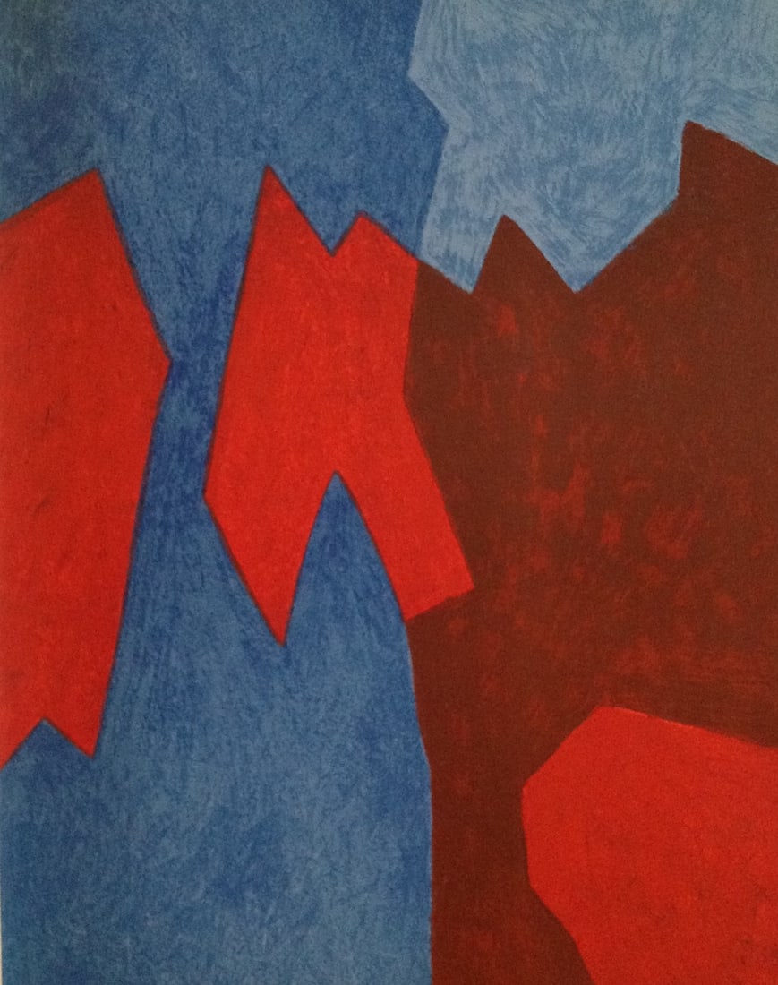 Serge Poliakoff Original Lithograph XXe siecle 1968: Title: Serge Poliakoff Original Lithograph XXe siecle 1968 Description: Artist: Serge Poliakoff Cou