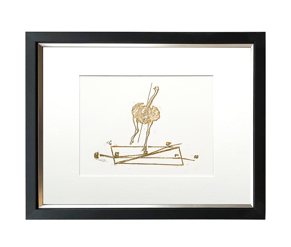 Max Ernst Original Lithograph Jack Sprat Could Eat No Fact 1970 Framed (1 of 1)