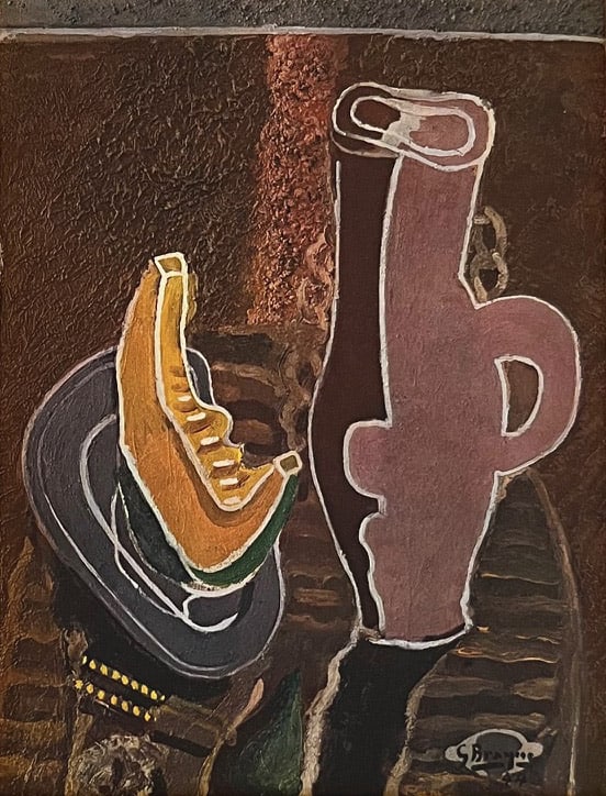Braque 1946 La Tranche de Potiron 24 framed - 2
